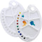 U.S. Art Supply 17-Well Artist Painting Palette (Pack of 2) - Plastic Artist Paint Color Mixing Trays - Art Students, Classroom, Class Craft Proje...