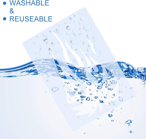 5 Sheets Flame Stencil Airbrush Flame Fire Stencil Fire Reusable Templates Painting Decor Template for Arts Window Wall Crafts Painting Decoration...