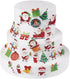 Set of 48 Wafer Edible Cupcake Toppers Christmas Paper Cake Decoration...
