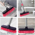 Deck Scrub Brush with Long Handle - 54" Floor Scrub Brush, Adjustable Long Handled Shower Cleaning Brush Garage Floor Scrub Brush for Cleaning Bat...