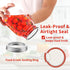 Aliggbent Canning Lids 130PCS, Mason Jar Lids Wide Mouth 86MM Canning Lids Anti-Rust and Leak Proof Airtight Split-Type Lids Silver Canning Flats ...