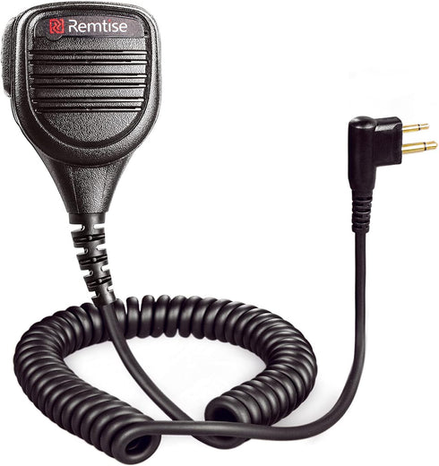 Speaker Mic for Motorola Radio, 2 Pin Shoulder Microphone Compatible with Motorola Radios BPR40 CP200/200D/200XLS CP185 CLS1410 CLS1110 DTR410 PR4...
