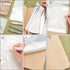 SUPERFINDINGS 2 Colors Hot Foil Stamping Paper 66Ftx3.15 in Toner Reactive Foil Paper Heat Transfer Foil Paper for DIY Craft Embossing Scrapbookin...