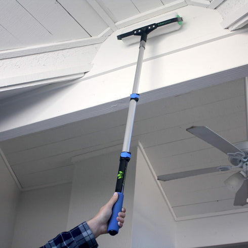 EVERSPROUT 1.5-to-3 Foot Telescopic Extension Pole | Lightweight Sturdy Aluminum Handle | Easy to Use Flip-Tab Lock Mechanism | Twist-On Metal Tip...