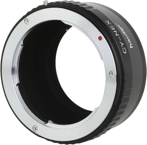 Haoge Lens Mount Adapter for Contax Yashica C/Y CY Mount Lens to Sony E Mount NEX Camera as a3000 a3500 a5000 a5100 a6000 a6400 a6500 A7 A7R A7S A...