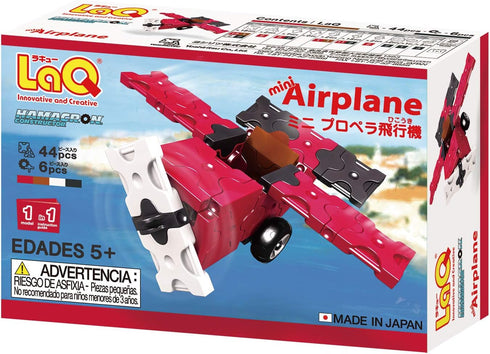 LaQ Hamacron Constructor Mini Airplane | 50 Pieces | Age 5+ | Creative, Educational Construction Toy Block | Made in Japan...