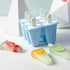 Popsicle Mould?Popsicle Maker Popsicle Molds 6 Pieces Silicone Ice Pop Molds BPA Free Popsicle Mold Reusable Easy Release Ice Pop Make (Blue)...