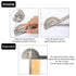 Outus Angle Protractor Angle Finder Ruler Two Arm Stainless Steel Protractor Woodworking Ruler Angle Measure Tool with 0-180 Degrees (30 cm/ 11.8 ...