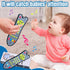 TV Remote Control Toy - Musical Play with Light and Sound for 6 Months+ Toddlers Boys or Girls kids Play Remote for Baby Preschool Education Three...