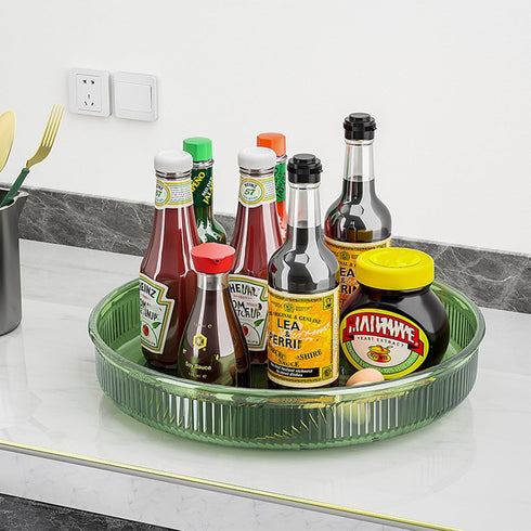 Large Lazy Susan Rotating Turntable Organizer for Kitchen, Pantry, Cabinet, Dining Table, Fridge, Countertop, Bathroom, Vanity Spinning Storage Co...