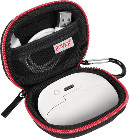 BOVKE Carrying Case for Sony WF-1000XM5 Truly Wireless Bluetooth Noise Canceling Earbuds Headphones, Extra Pocket for Charging Cable and Earbud Ti...