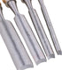 Semicircle Chisel Inner Edge Woodworking Gouge for Carpenter Wood Hand Chisel Tool Pack of 4...
