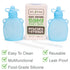 Reusable Baby Food Pouches – 5oz Leakproof Squeezy Self Feeding Toddler Sippy Cup with Straw – Freezable Silicone Breast Milk Storage Feeder Bottl...