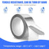 Romeda Aluminum Tape, 2 inch x 65 Feet Foil Tape (3.9 mil), Insulation Adhesive Metal Tape, High Temperature Heavy Duty HVAC Tape, Silver Tape Alu...
