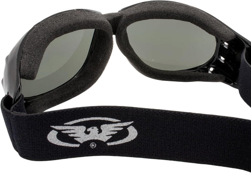 Global Vision Red Baron Motorcycle Aviator Dirt Bike ATV UTV Riding Goggles for Men & Women Clear & Smoke for Day & Night...