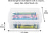 Advantus Crafts Storage Studios Super Stacker 6-Pack of Crayon Box 1.5 x 3.5 x 4.75 inches; Set Comes In Random Color Combinations of Blue, Clear,...