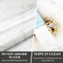 practicalWs Marble Contact Paper Peel and Stick, 15.7inch×118.1inch White Marble Wallpaper for Countertops Waterproof, Self Adhesive Removable Wal...