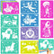 30pcs Drawing Stencils for Kids Painting Large Stencils Reusable Art Stencils Washable Stencil Set (7inch*9.8inch)...