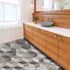 10 Pcs Hexagon Non-Slip Vinyl Floor Sticker for Home Decor, Peel and Stick Self-Adhesive Wallpaper Sticker for Living Room Kitchen Bathroom, 7.9x9...