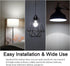 E26 LED Bulb, 40W Equivalent Light Bulb, 6W Medium Screw Base Bulb, Non-Dimmable, Daylight White 5000K 4 Packs...