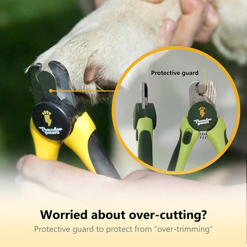Professional-Grade Nail Clippers for Dogs Nail Trimmer for Dogs with Safety Guard and Nail File - Nail Clippers for Large Dogs - Dog Nail Clipper&...
