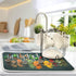 Cooking Herbs Spices Dish Drying Mat for Kitchen 18 X 24 Inches Dry Dishes Pads Mats Tableware Protector Countertops Counter Mat Home Decorations...