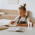 2 Minute Toothbrush Sand Timer for Kids - Set of 2 Small Blue and Pink Smiley Hourglass...