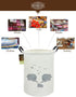 HUNRUNG Laundry Hamper,Large Canvas Fabric Lightweight Storage Basket Toy Organizer Dirty Clothes Collapsible Waterproof for College Dorms, Childr...