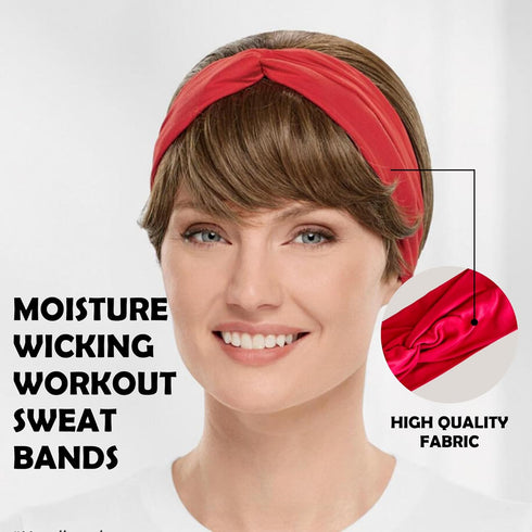 lotus78 Headbands for Women, Fashionable Sports Hairbands, Elastic Wide Headbands, Non-Slip Workout Yoga Sports Headbands for Women, Pack of 6 (Lu...