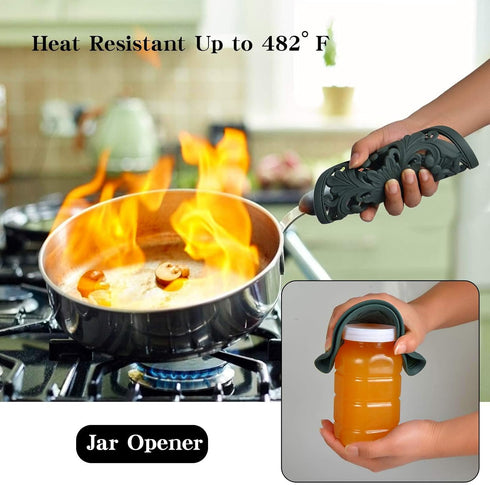 Silicone Trivet Mat,Set of 3 Heat Resistant Trivet for Hot Dishes Trivets for Hots Pots and Pans,Trivet Flexible Non Slip Potholder Hot Pads for K...
