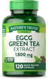 Nature's Truth Green Tea Extract Capsules | 1800mg | 120 Count | Standardized 45% EGCG | Non-GMO & Gluten Free Supplement...
