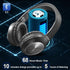 Bluetooth Headphones Over Ear, 68H Playtime and 3 EQ Music Modes Wireless Headphones with Microphone/Deep Bass, HiFi Stereo Foldable Lightweight H...