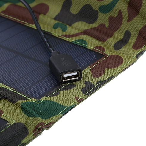 Solar Charger Portable Solar Power Bank with 3 Panels Waterproof Battery Pack for Phone, and More Outdoor Camping 5W 5V Mountaineering Camping Sup...