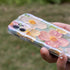 Cute Case for iPhone 11, Colorful Retro Oil Painting Printed Flowers Case, Fashion TPU floral Laser Beam Glossy Pattern Curly Waves Frame Shockpro...