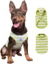 YQYS Dog Shirts Multi-color Striped Cotton Vest for Small Dogs and Cats Puppy Clothes Teacup Dog Clothing Tank Top for Chihuahua Miniature Pinsche...
