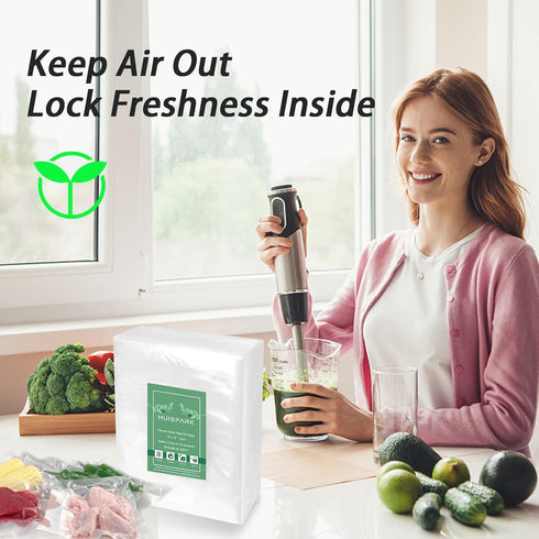 Vacuum Sealer Bags,Heavy Duty Pre-Cut Design Commercial Grade 4x6 Inch Food Sealable Bag for Heat Seal Food Storage, Seal Bag Boilsafe to 280°F Fr...