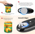 One-Touch Electric Can Opener Easy Open Any Can Sizes with Smooth Edge, Hands Free Battery Operated Electric Can Openers for Kitchen, Kitchen Gadg...