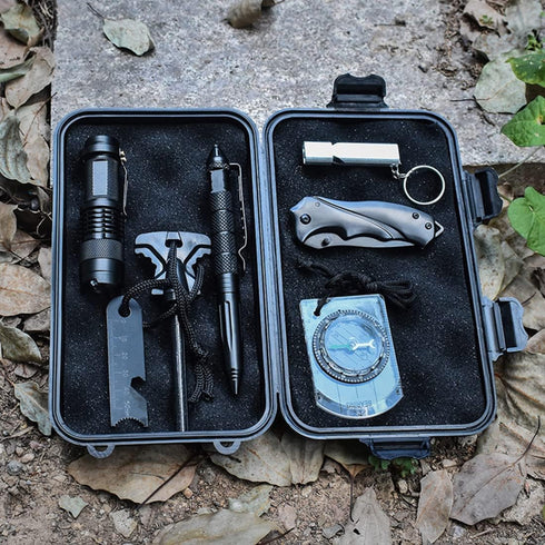 Waterproof Dry Storage Box Protective Case Outdoor Sports Survival Equipment Sealed Box with 2 U-Shape Buckle for Fishing Camping Hiking EDC Tools...