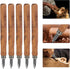 DOITOOL 5pcs Marking Knife Woodworking - Thin Blade Dual Double Bevel Marking Knife - Carving Knife Woodworking Scribe Tool for Woodworking, Wood ...