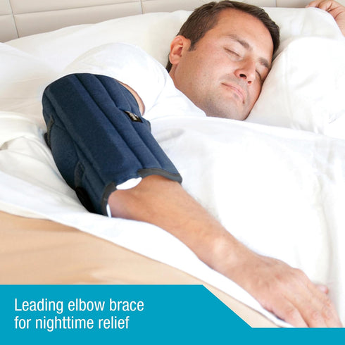 Brownmed - IMAK RSI Elbow PM - Elbow Brace & Immobilizer for Nighttime - Removable Splint for Cubital Tunnel Syndrome & Ulnar Nerve Support - Stab...