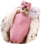 Galabloomer Newborn Swaddle Blanket with Headband Set Baby Girl Receiving Blanket...