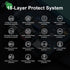 GEEPFINE Portable Charger with Built in Cable Fast Charging Power Bank 10000mah Lightweight Phone Battery Pack Portable Charger PD20W QC22.5W Port...
