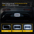 12 V 54 LED Color Light License Plate Frame Acrylic Plastic License Plate Cover-White...