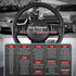 SEG Direct Car Steering Wheel Cover for F-150 Tundra Range Rover 15 1/2" - 16", Black Microfiber Leather...