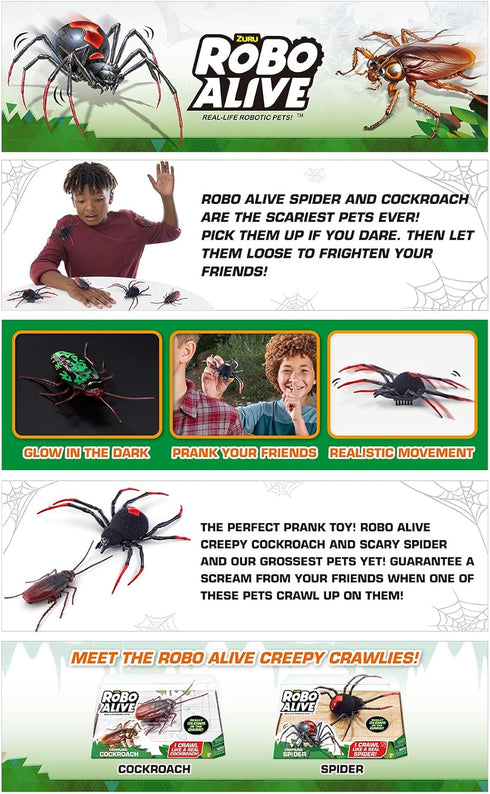 ZURU ROBO ALIVE CRAWLING SPIDER SERIES 2...