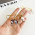 Lovely Cat Charms Gold-Tone Safety Pins - Calico, Ginger, Siamese Cat Dangle Accessory Brooch Pin for Cat Lover Gift...