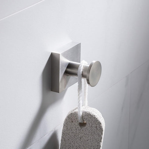 Kraus Ventus Bathroom Robe and Towel Hook, Brushed Nickel Finish, KEA-17701BN...