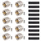PL-259 Male Crimp Connector,UHF SO239 Crimp Coax Connector for RG316 RG174 Coaxial Cable (Pack of 10)...
