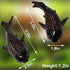 2PACK Koi Sculptures Mini Fish Decor Statues Figurines for Garden Bonsai Fish Tank Deco Micro Landscape Small Carp Home Shelf Ornaments...