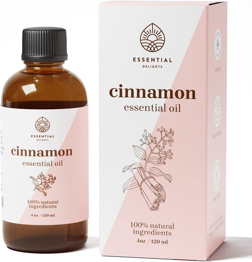 Cinnamon Essential Oil - 100% Pure & Certified | Pure Grade Distilled Cinnamon Essential Oil (4 Fl Oz)...